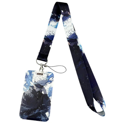Porte-clés Jujutsu Kaisen, cordons, porte-badge, carte d'identité, laissez-passer, salle de sport, téléphone portable, sangles, rubans, cadeaux