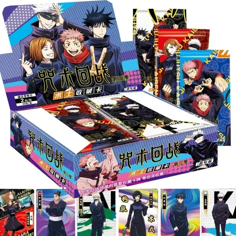 Jujutsu Kaisen Anime Character Collection Deluxe Rare Full Set - Gojo Fushiguro Megumi Itadori Card Game Toy Japanese