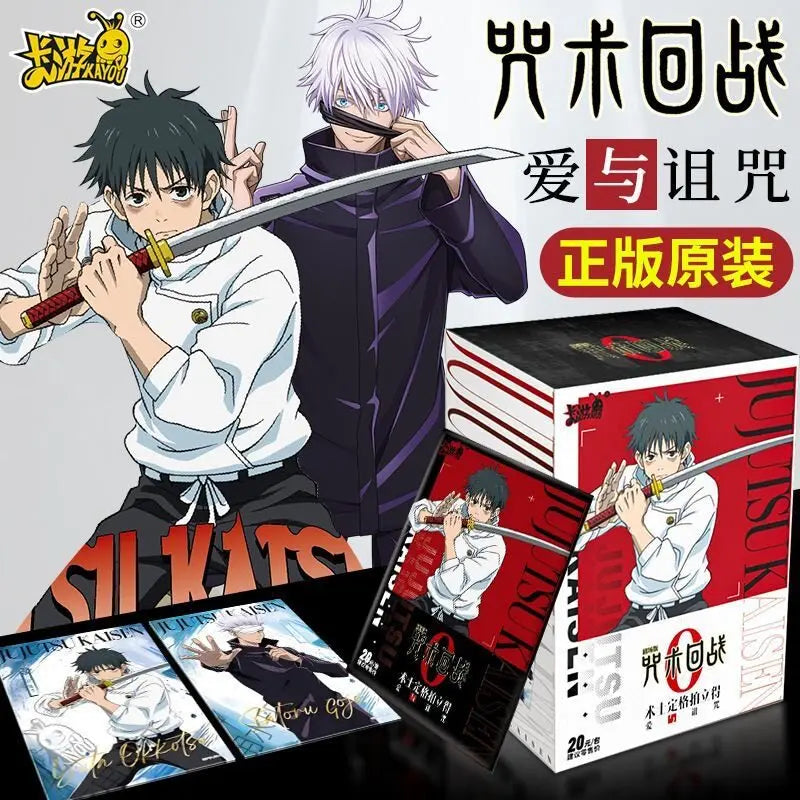 Kayou Jujutsu Kaisen Series Collectible Cards Whole Box Gojo Satoru Figures Anime Collection Badges Trendy Toy For Fans Gift