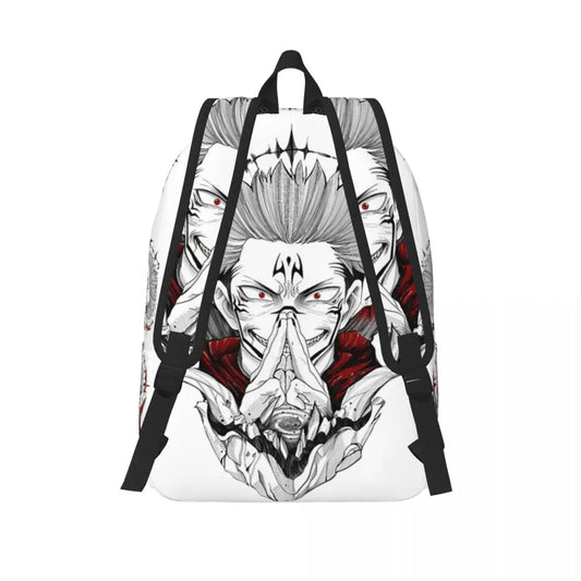 Sac à dos Jujutsu Kaisen Sukuna pour hommes et femmes, mode étudiant, randonnée, voyage, sac à dos, anime, manga, ordinateur portable, sacs en toile, sport