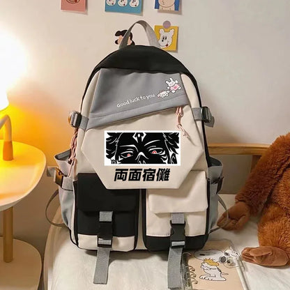 Sacs d'école Anime Jujutsu Kaisen Gojo Satoru Itadori Sukuna JJK Gojo Sensei Bookbag filles femmes sac à dos scolaire Rugzak