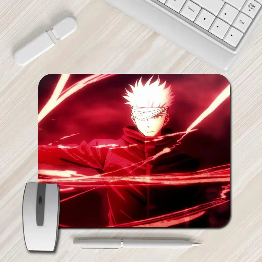 HYBXAXC 450x400mm Jujutsu Kaisen Gaming Mouse Pad XS Small Mousepad For PC Gamer Desktop Decoration Office Mouse Mat Deskmat Rug