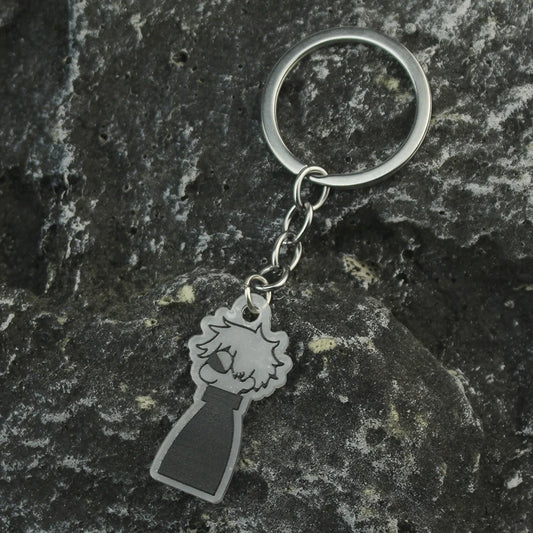Porte-clés assorti inspiré de JJK, personnage d'anime Gojo Geto, fait à la main, bijoux de sac, cadeau