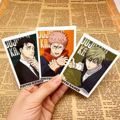 10Pcs/Set JJK Jujutsu Kaisen Lomo Cards Mini Photocard Yuji Megumi Nanami Character Postcard Bookmark  Fans Collectible Gift