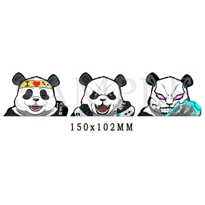 Jujutsu Kaisen Series Combination Complete Works 3D Gradient Car Stickers Anime Peripherals Suitable for Car Notebooks, Etc.