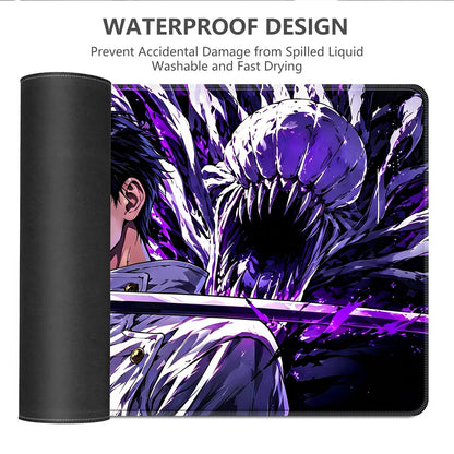HD Anime Purple Mouse Pads Yuta Okkotsu Gaming Keyboard Rug Laptop Mousepad PC J-Jujutsu Kaisen Gamer Cabinet Extended Desk Mat