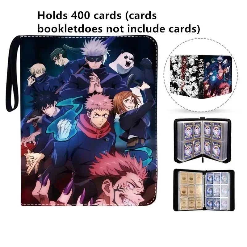 Anime Jujutsu Kaisen Collection 400pcs/900pcs Phantom Parade Card Album Book Card Zipper Game Cards Binder Holder kids Gift