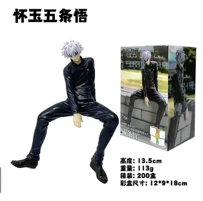 11cm New Gojo Satoru Anime Jujutsu Kaisen Action Figure Itadori Yuji Seated Noodle Stopper Model Toys Japanese Dolls Hobbies  - Jujutsu Kaisen Merch - Free Shipping Buy Now