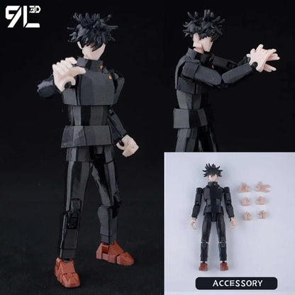 9L3D Printed Anime Jujutsu Kaisen Sukuna Yuji Yuta Satoru Gojo Lucky Dummy 13 Movable Shapeshift Action Figures Mannequin Toys - Jujutsu Kaisen Merch - Free Shipping Buy Now