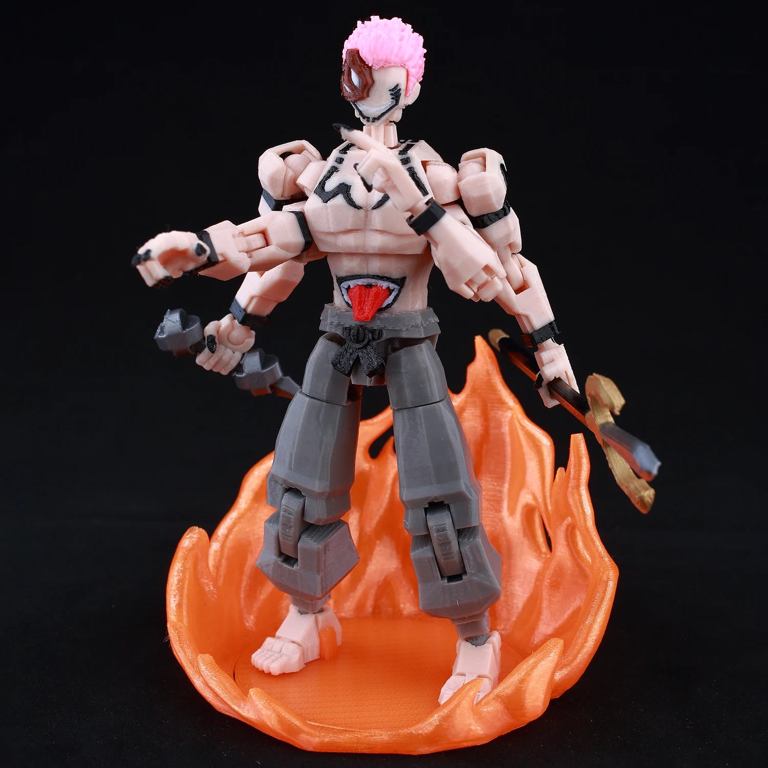 3d Printed Dummy13 Jujutsu Kaisen Ryomen Sukuna Action Figure Anime Model Toys Multi-Jointed Poseable Collectible Toy Gift - Jujutsu Kaisen Merch - Free Shipping Buy Now