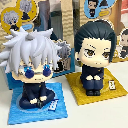 10cm Jujutsu Kaisen Mini Figures Satoru Gojo Figure Action Geto Suguru Figurine Q Version Anime Model PVC Collection Toys Statue - Jujutsu Kaisen Merch - Free Shipping Buy Now