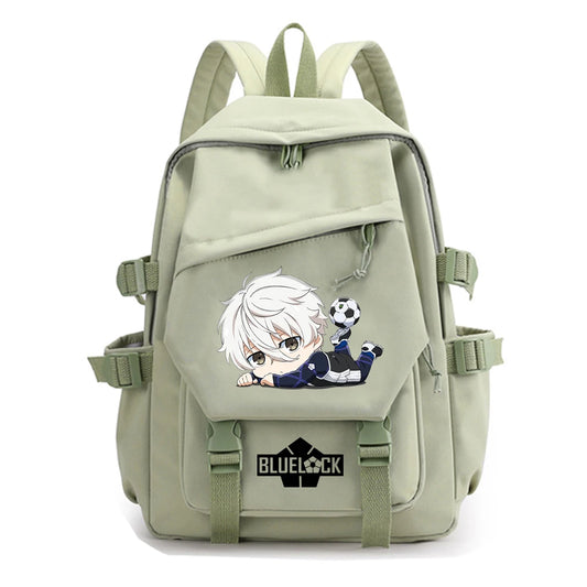 Sac à dos Anime Blue Lock pour femmes et hommes, sac à dos de voyage tendance, sac d'école pour sports de plein air