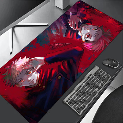 Jujutsu Kaisen XXL Mouse Pad Anime Gojo Satoru Large Gaming Mousepad Gamer Company Keyboard Mouse Mats Carpet Computer Desk Mat