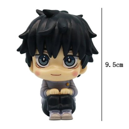 Anime Cute Fushiguro Toji Jujutsu Kaisen Figure Gojo Satoru Action Figure Q Version Doll Geto Suguru Statue 10cm PVC Model Toys - Jujutsu Kaisen Merch - Free Shipping Buy Now