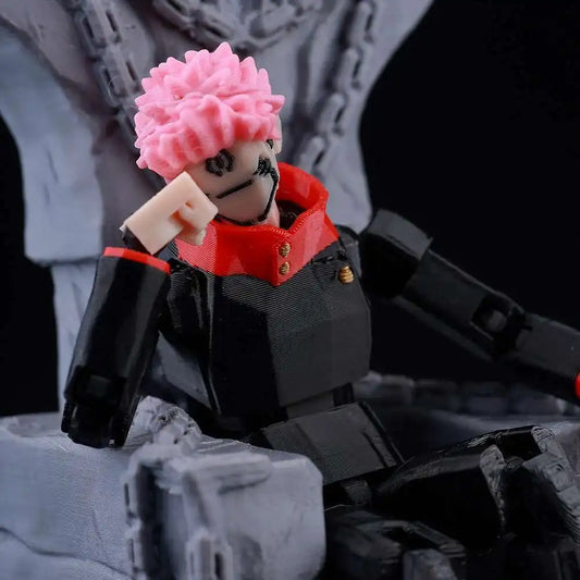 9L3D Printed Jujutsu Kaisen Ryomen Sukuna Lucky Dummy 13 Anime Multi-Jointed Shapeshift Toys Action Figures Mannequin Model - Jujutsu Kaisen Merch - Free Shipping Buy Now