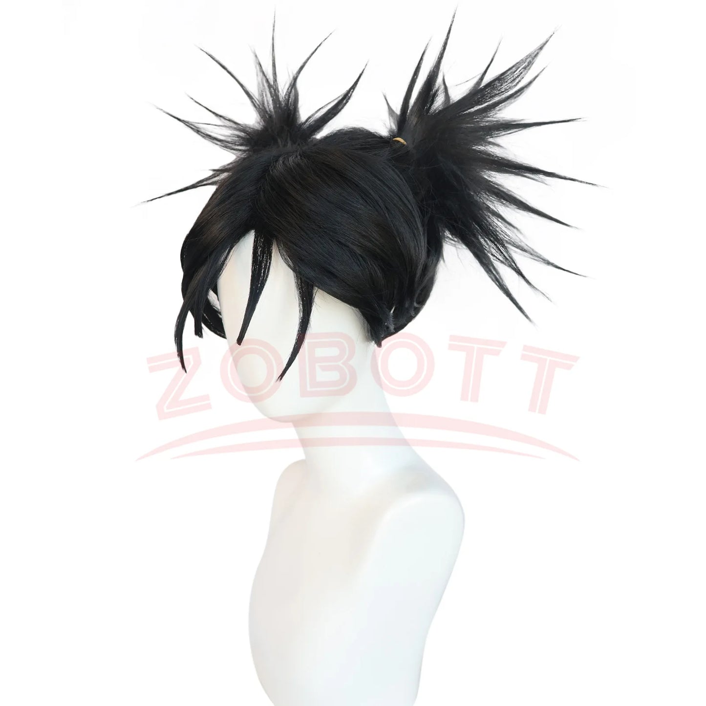 Jujutsu JJK Manga Choso Cosplay Wig Anime Jujutsu Kaisen Black Double Ponytail Hair Sticker Itadori Yuji Halloween Wig Women Men - Jujutsu Kaisen Merch - Free Shipping Buy Now