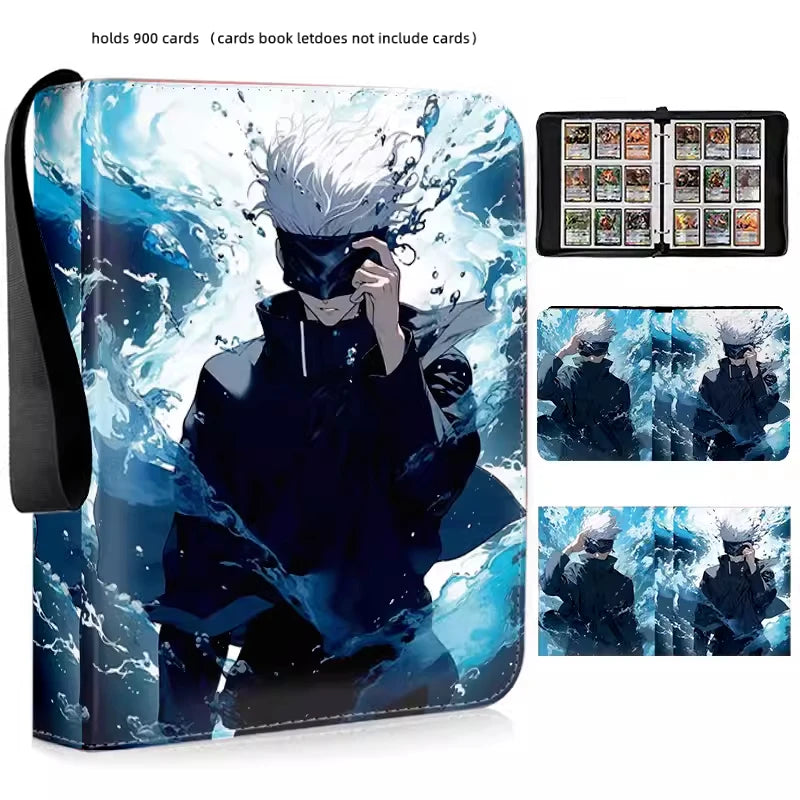 Jujutsu Kaisen Anime Collection Card Album Book Folder Phantom Parade 900pcs Zipper Card Binder Holder Toy Gift